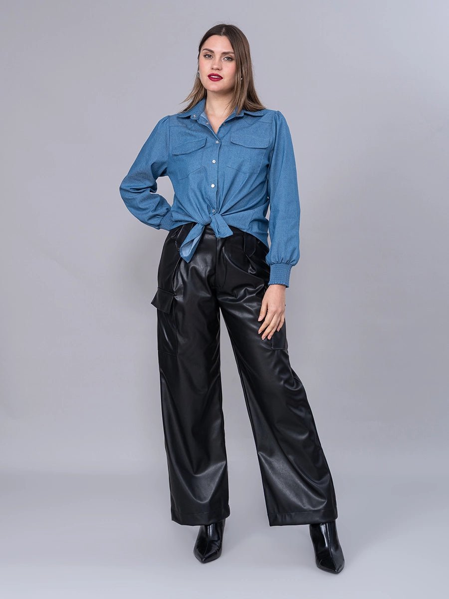 Blusa cielo Chambray - Blusa de La Matier