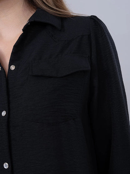 Blusa Cielo Negra - Blusa de La Matier