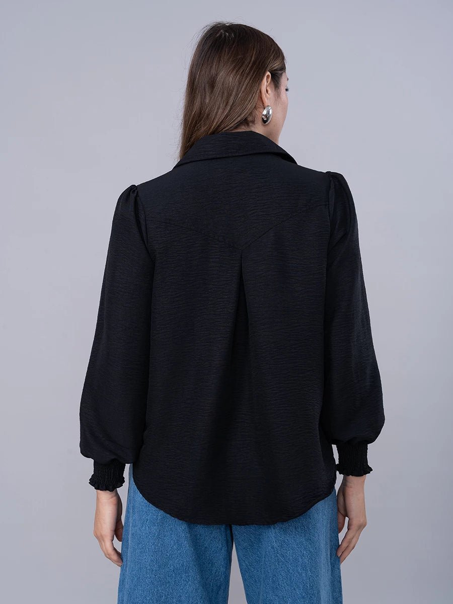 Blusa Cielo Negra - Blusa de La Matier