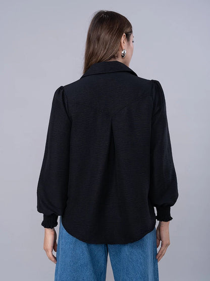 Blusa Cielo Negra - Blusa de La Matier