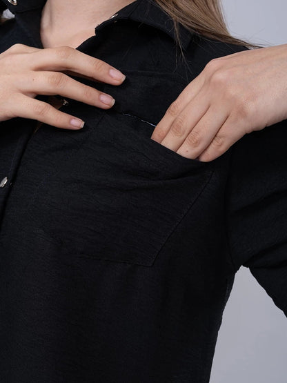 Blusa Cielo Negra - Blusa de La Matier