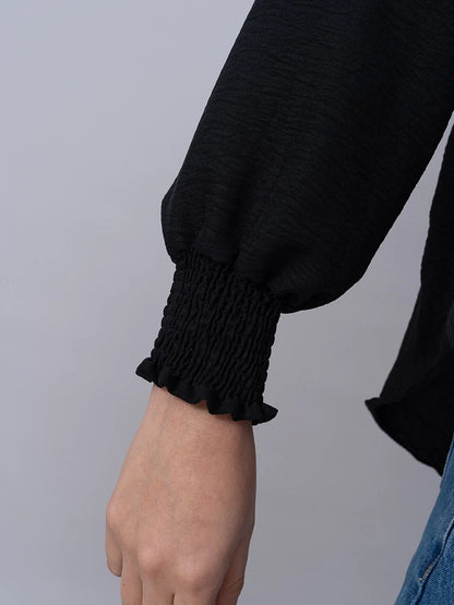 Blusa Cielo Negra - Blusa de La Matier
