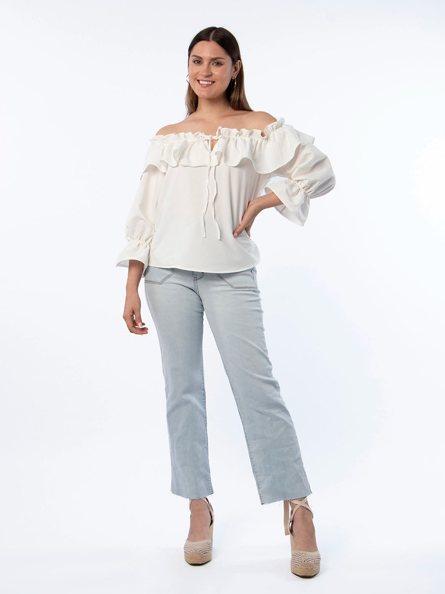 Blusa Lorena Blanca