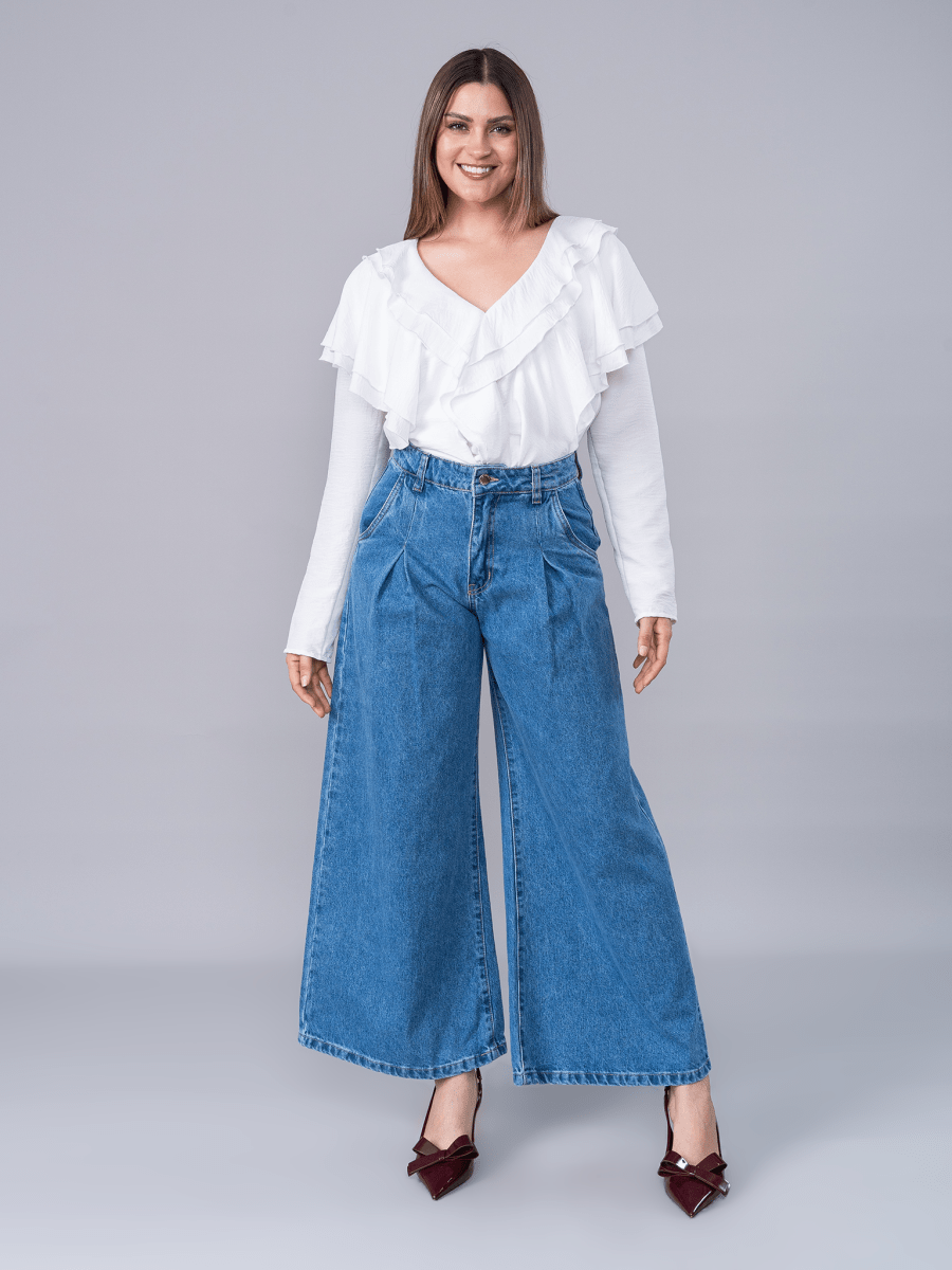 Blusa Margaret Blanca - Blusa de La Matier