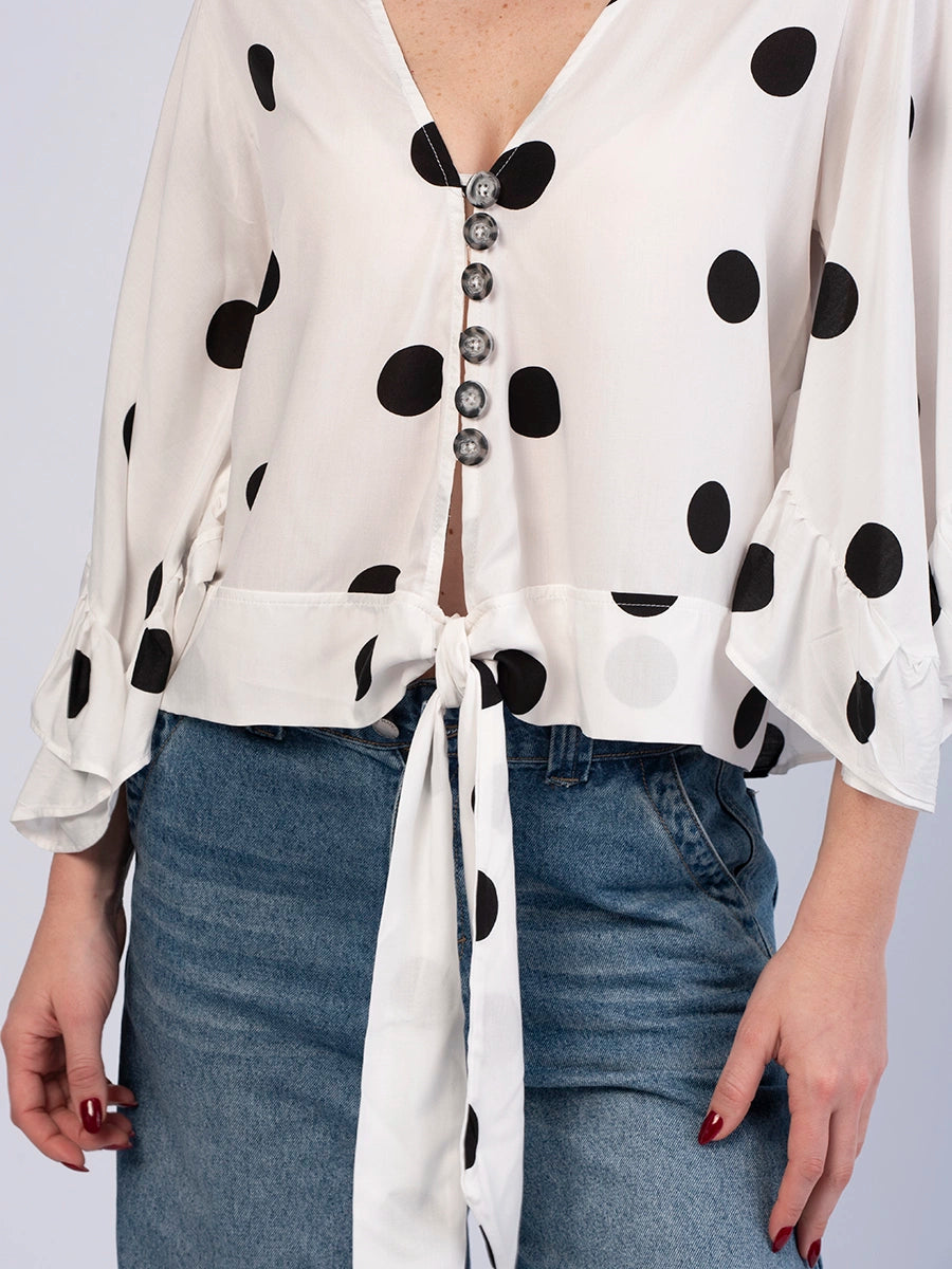 Blusa Margot Polka Dods