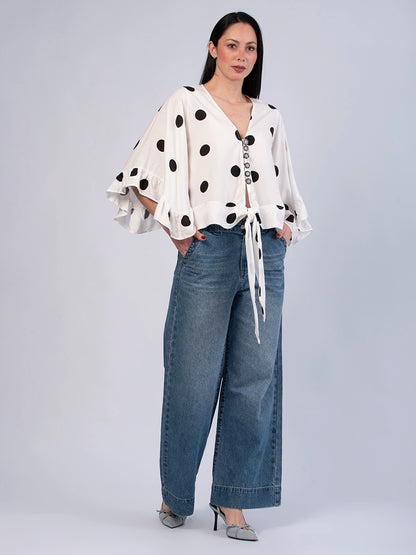 Blusa Margot Polka Dods