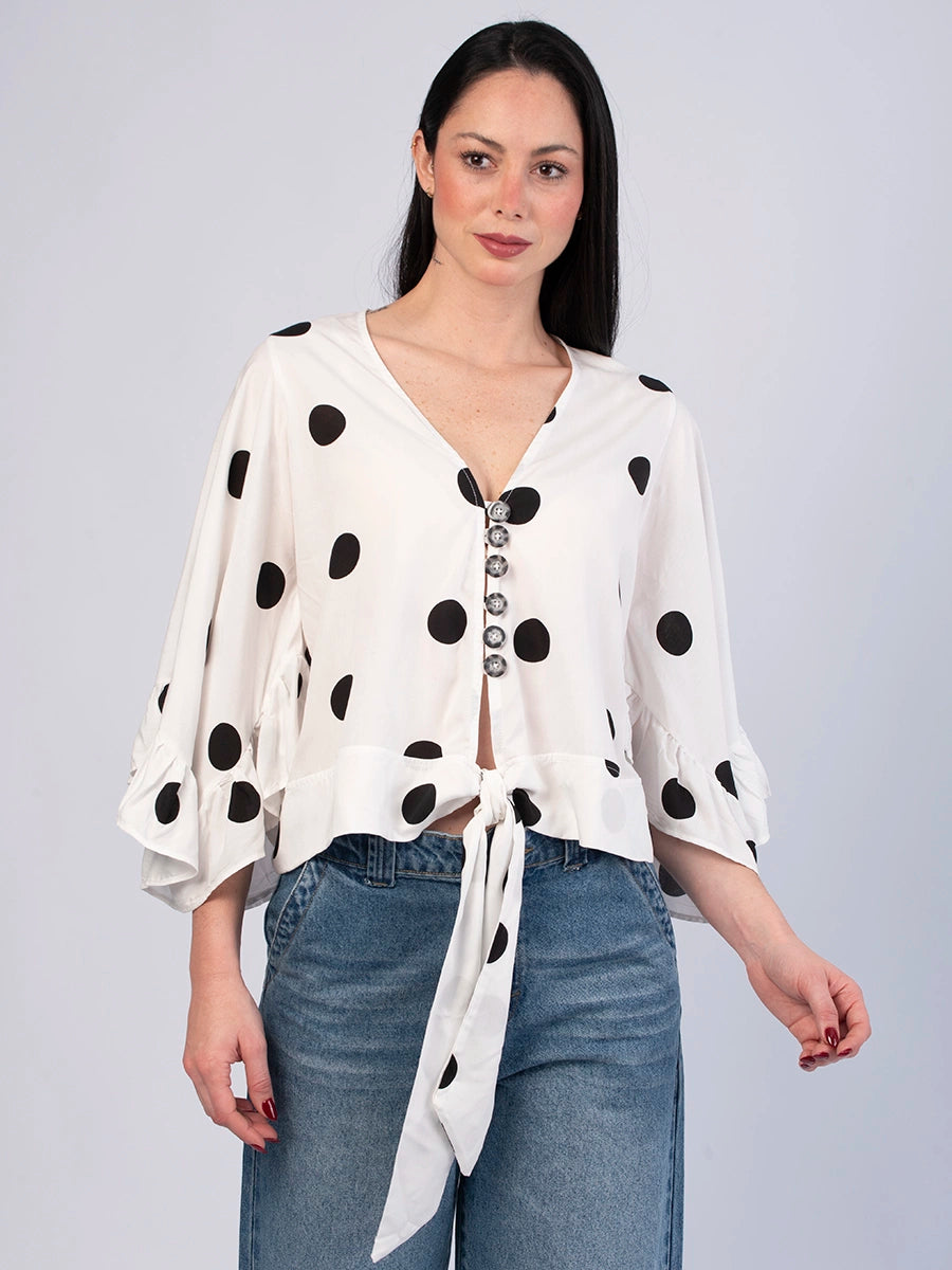 Blusa Margot Polka Dods
