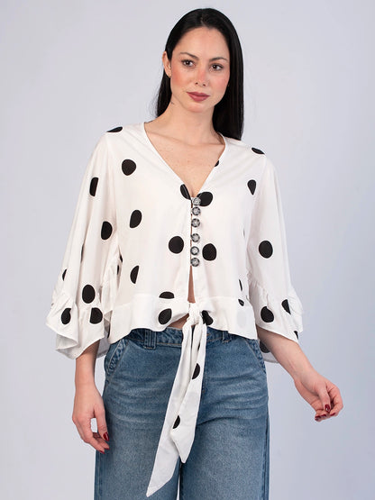 Blusa Margot Polka Dods