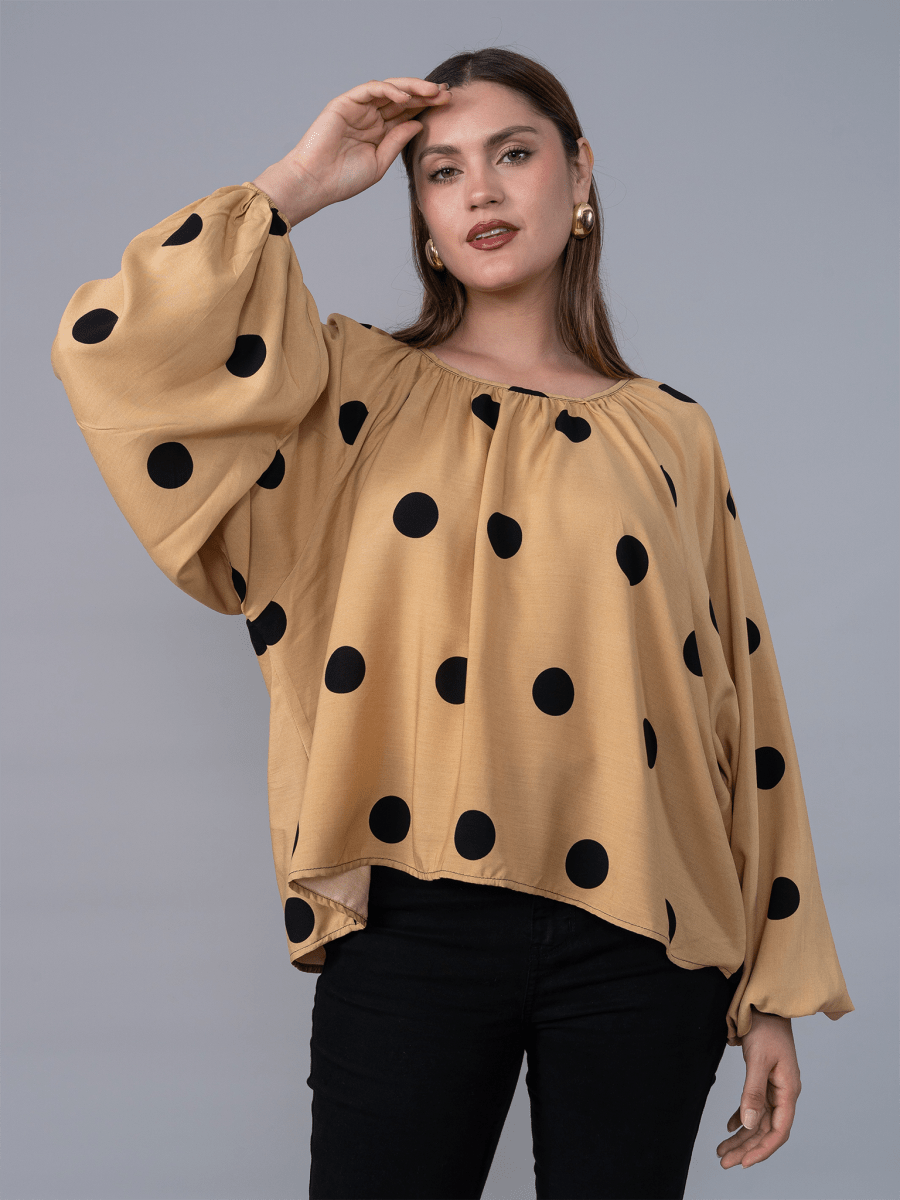 Blusa Rangla Polka Dods - Blusa de La Matier