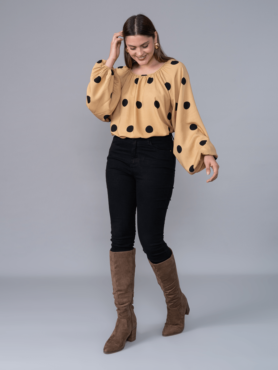 Blusa Rangla Polka Dods - Blusa de La Matier