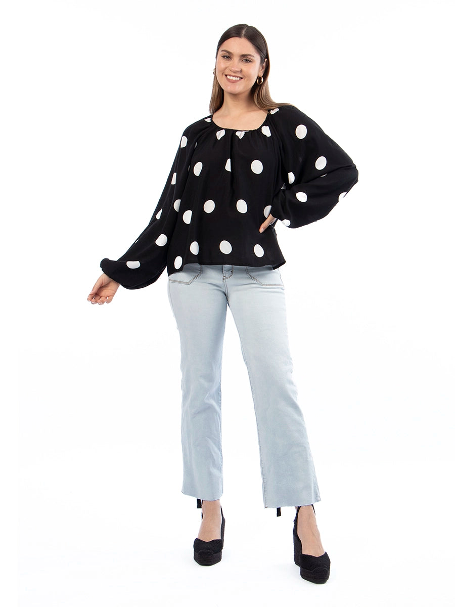 Blusa Rangla Polka Dods