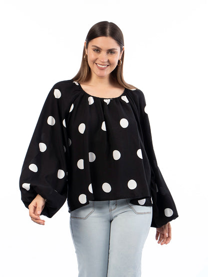 Blusa Rangla Polka Dods