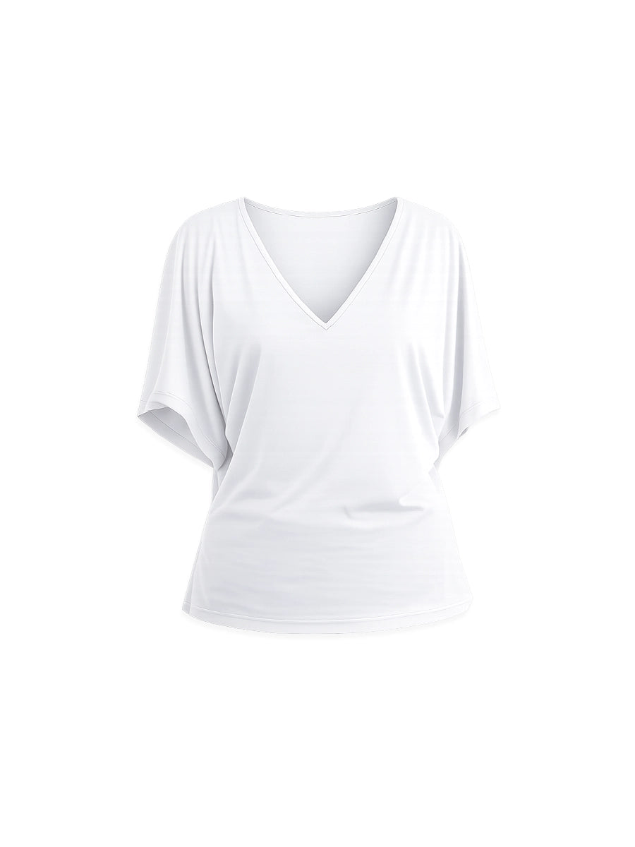 Polo Básico Blanco en Tuvalu