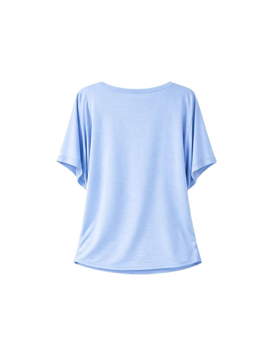 Polo Básico Celeste en Tuvalu