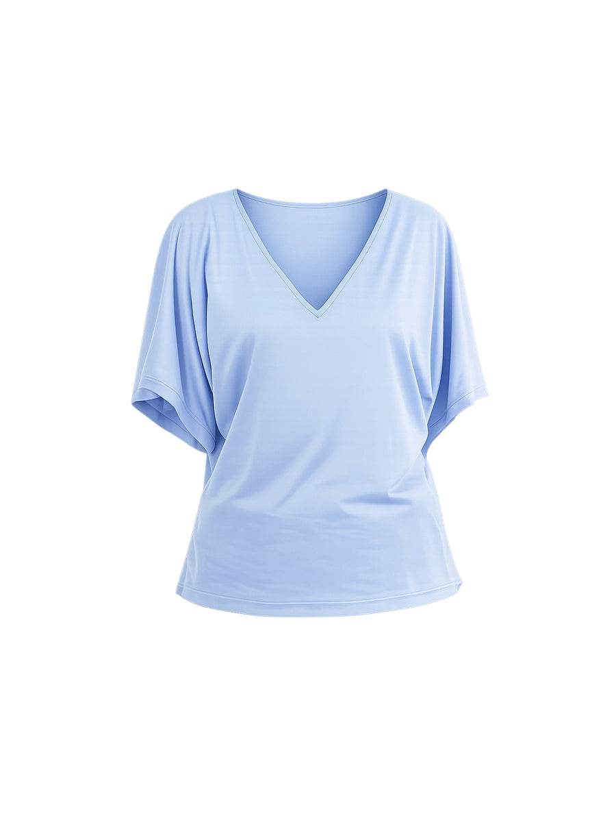 Polo Básico Celeste en Tuvalu