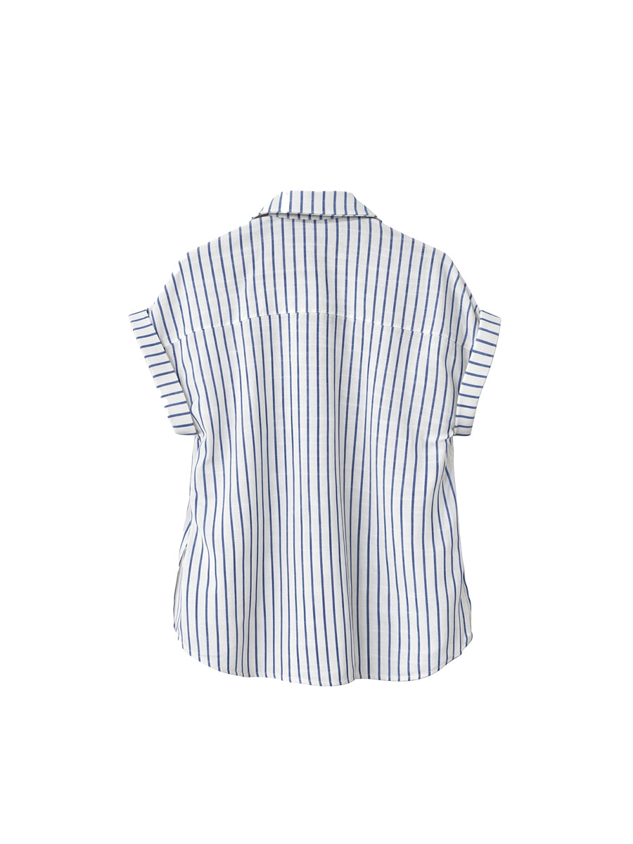 Blusa Maribel Rayas Celeste