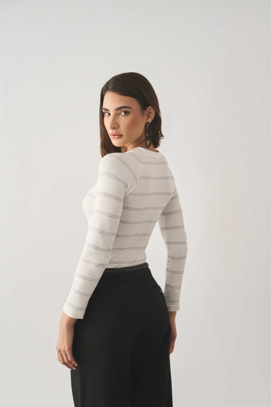 Camiseta Alanna Ecru - Koketa - Camiseta de La Matier