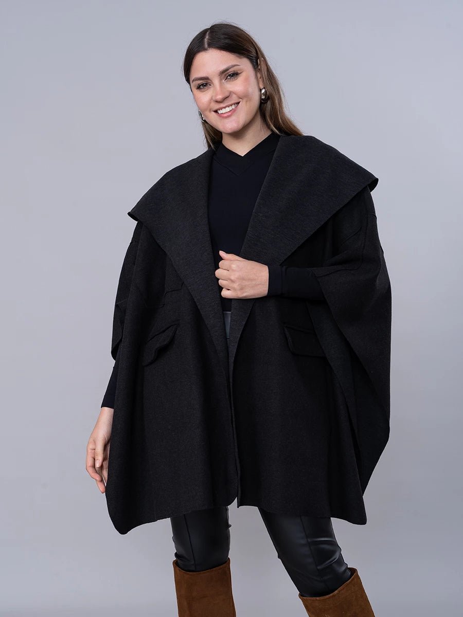 Capa de Paño kalet Negro - Capa de La Matier
