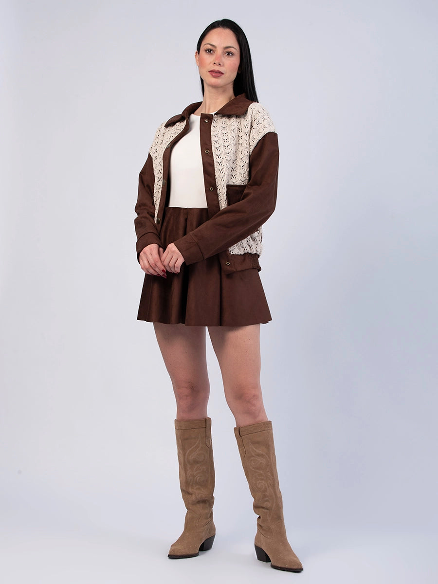 Casaca Bomber Angela Marrón