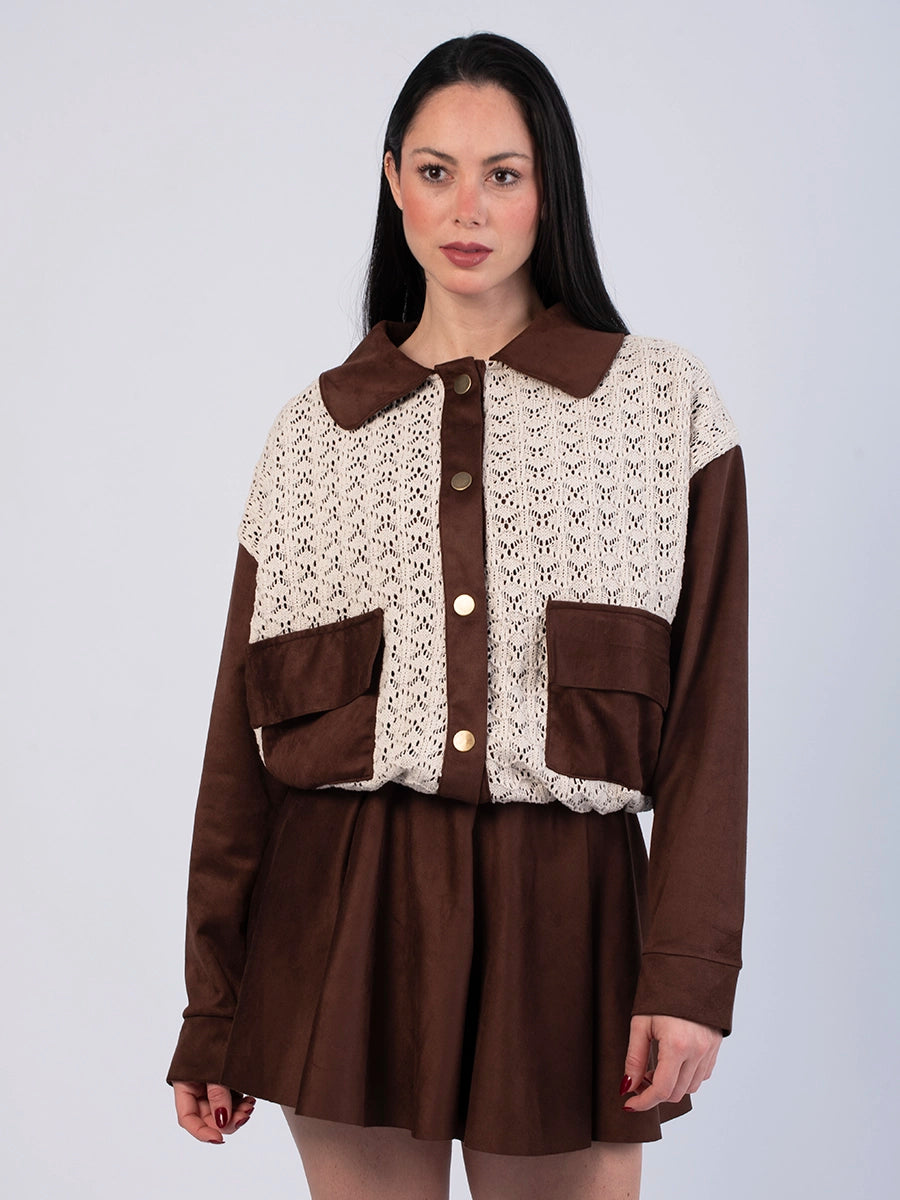 Casaca Bomber Angela Marrón