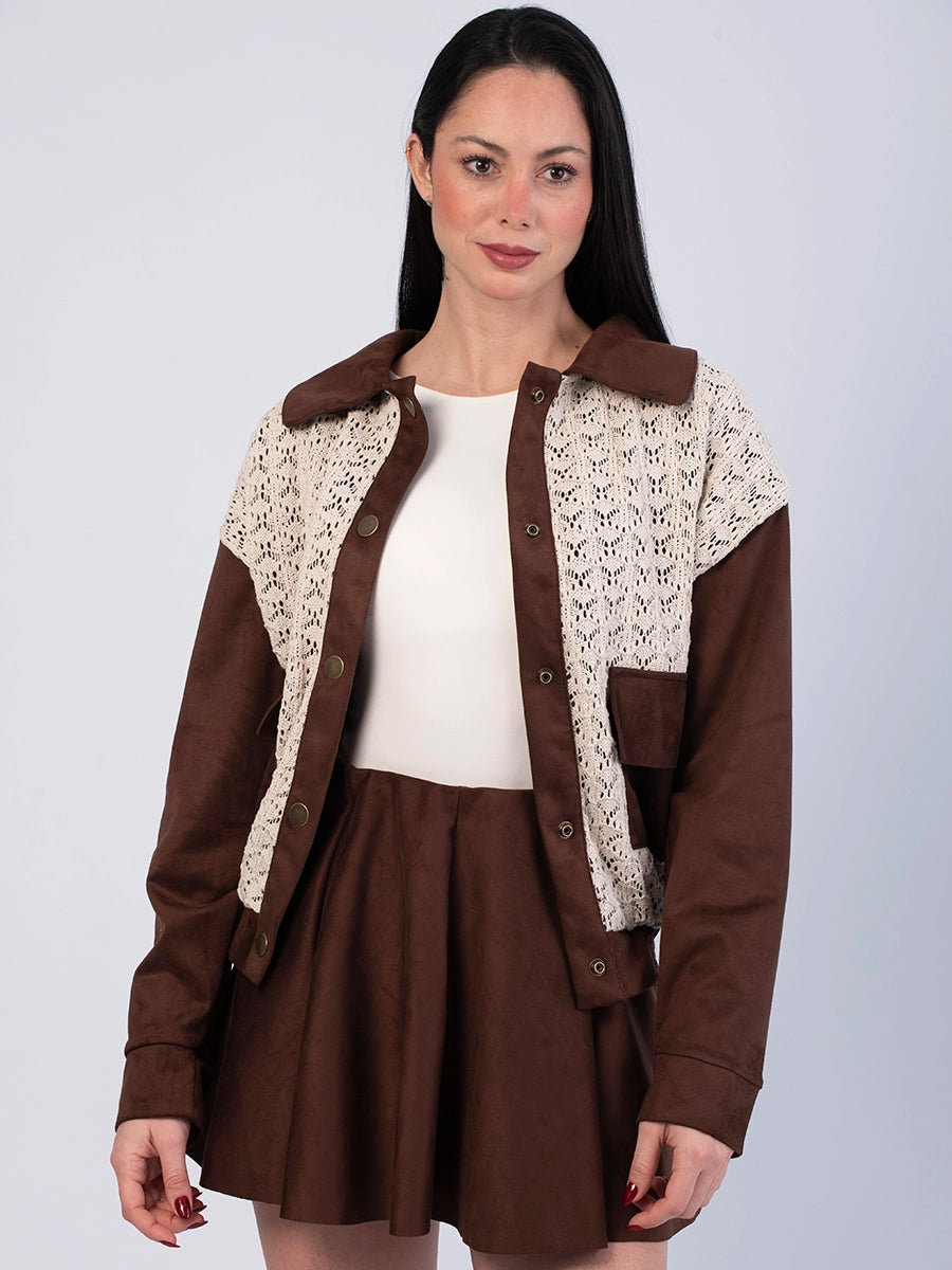 Casaca Bomber Angela Marrón
