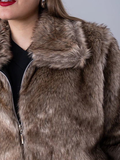 Casaca Fur Caramelo - Casaca de La Matier