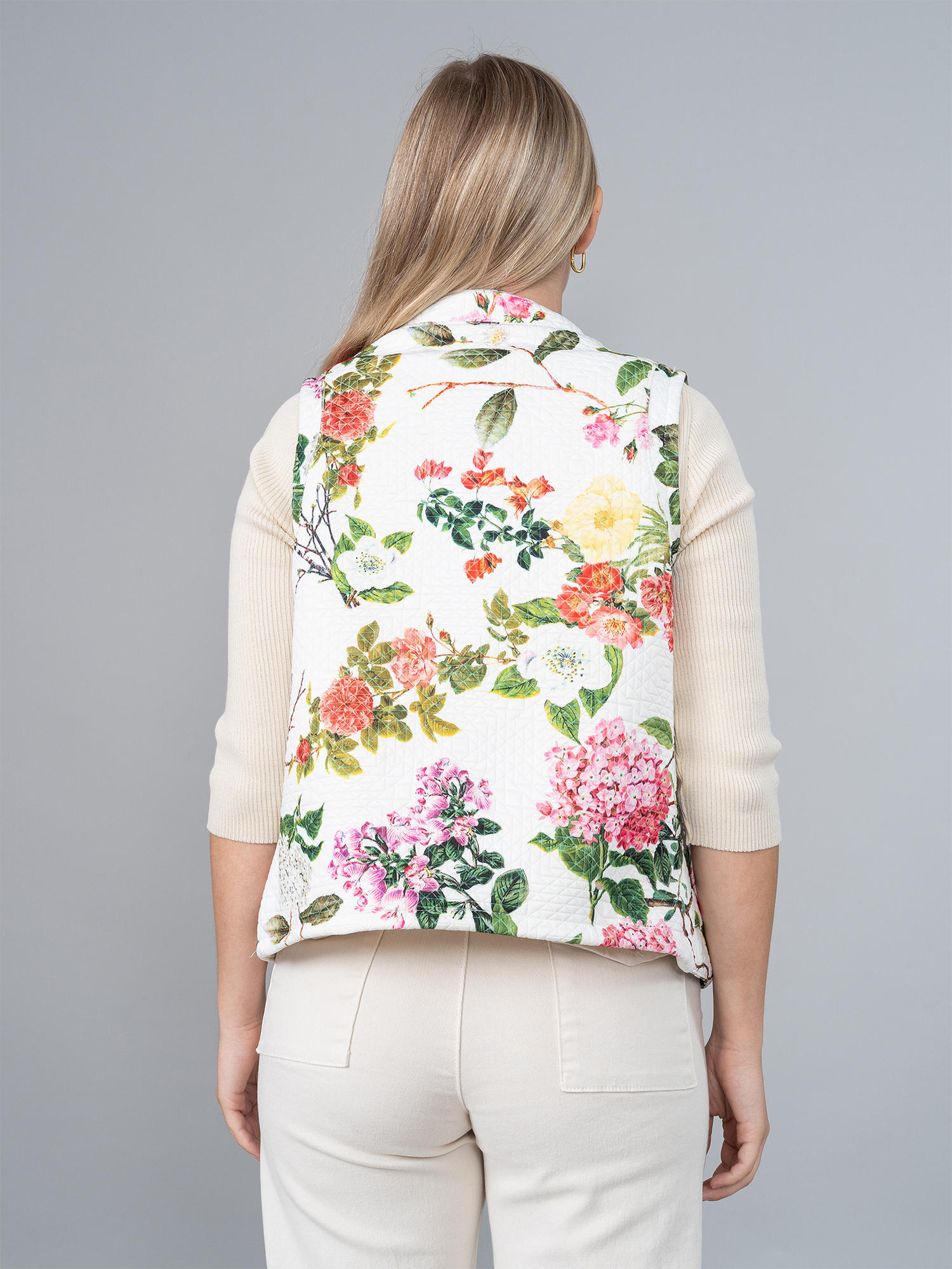 Chaleco Anastasia Estampado Rosa en Samira