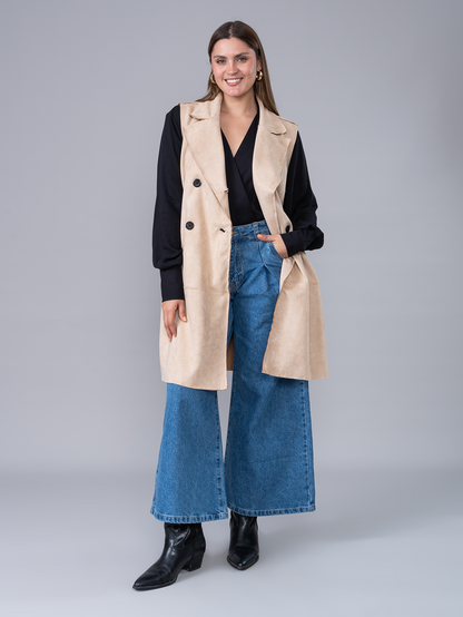 Chaleco Patricia Beige  2.0