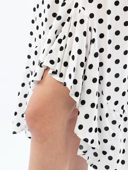 Falda Dots Blanco