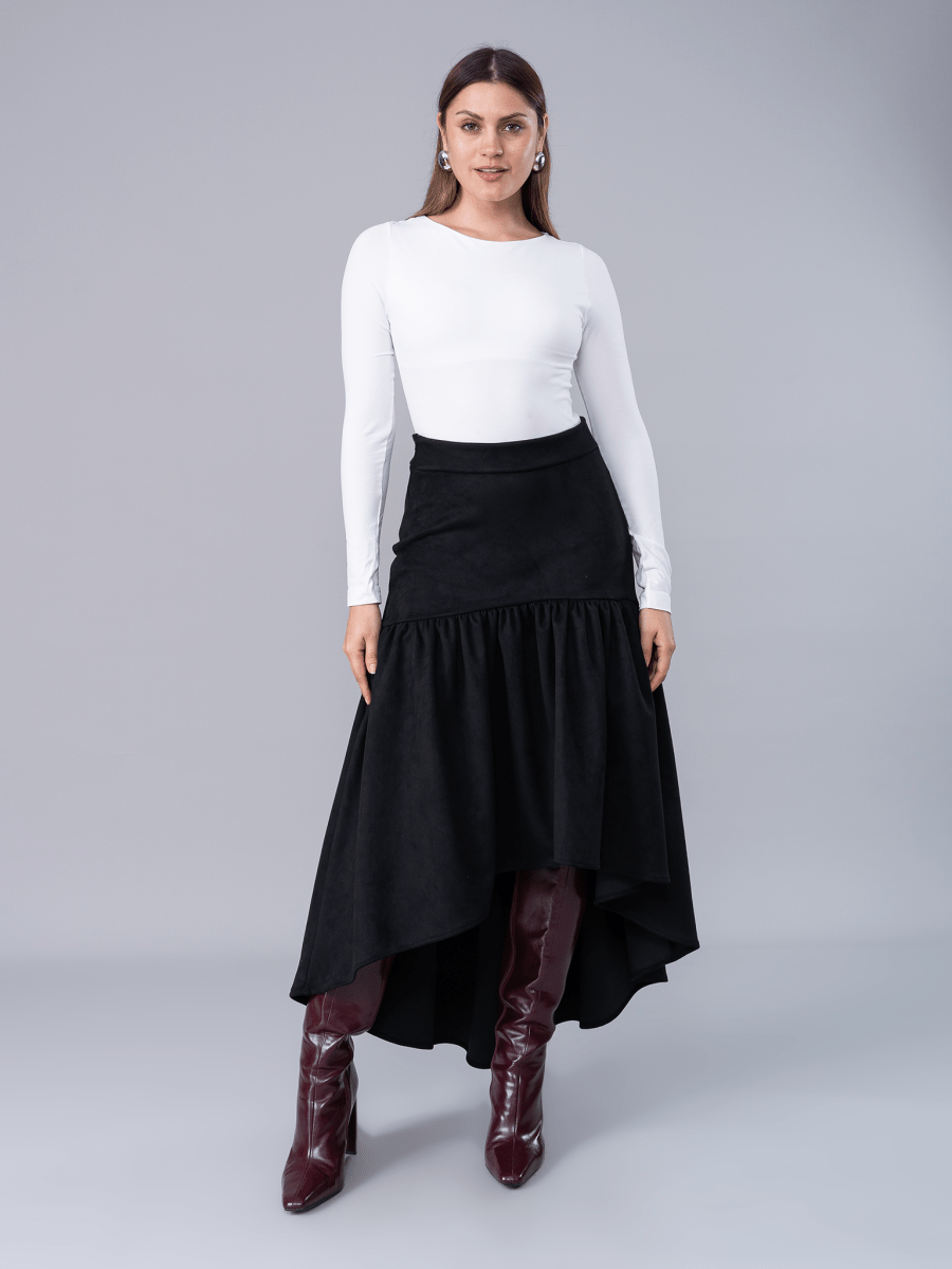 Falda Greta Negro - Falda de La Matier