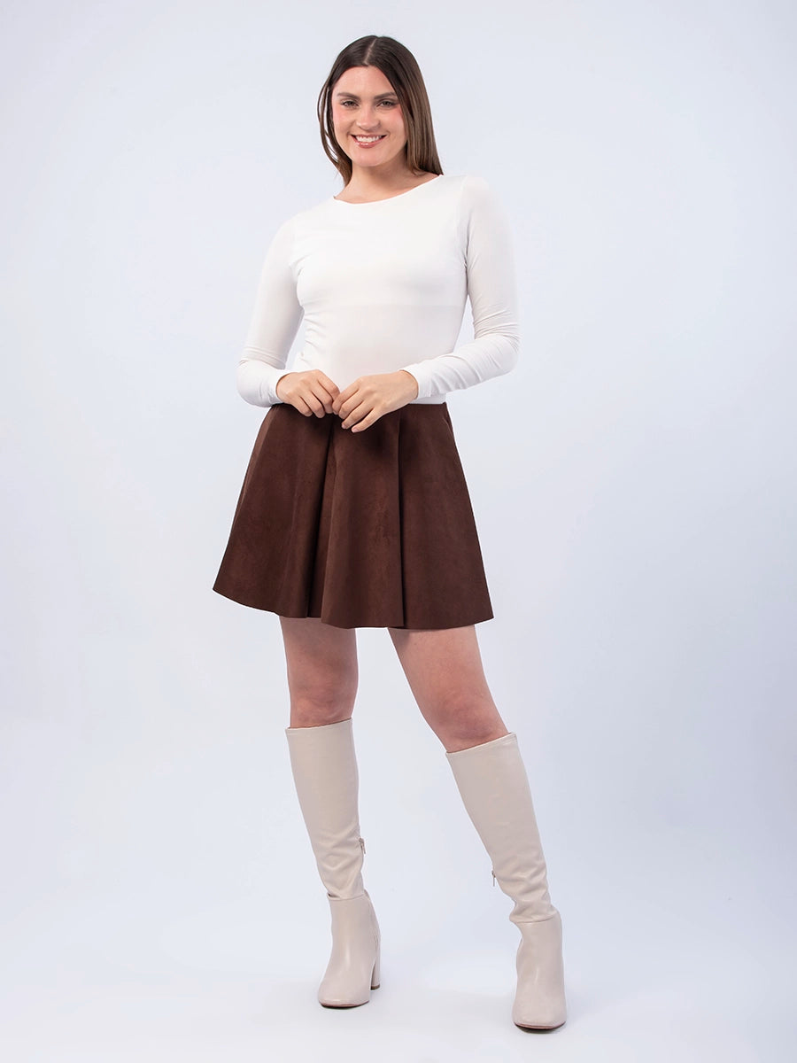 Falda Lara Marrón