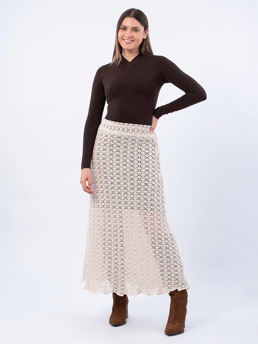 Falda Tejida Lira