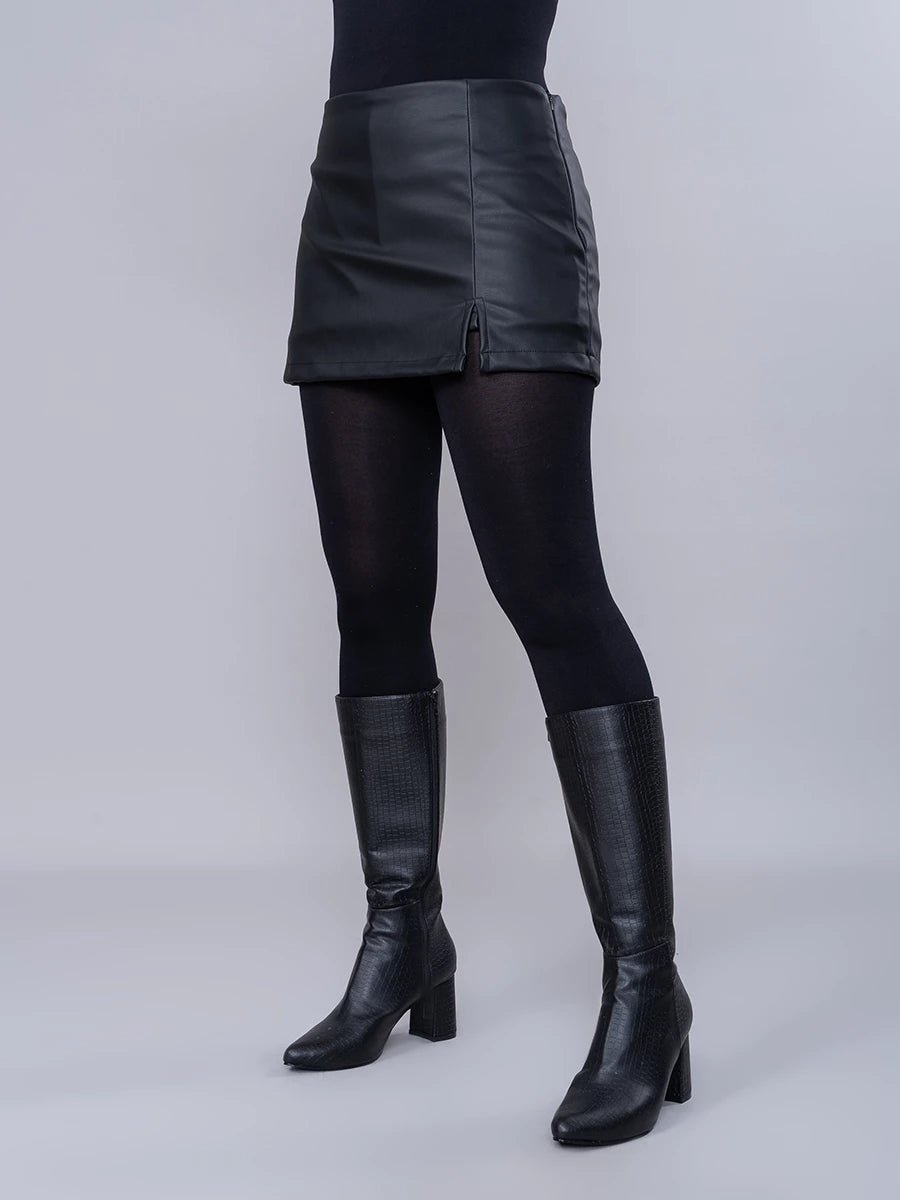 Falda/Short en Cuerina Mery - Falda de La Matier