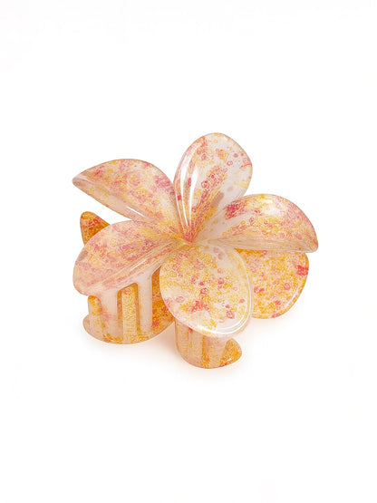 GANCHO ACRILICO FLOR JAZPEADO