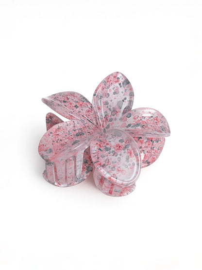 GANCHO ACRILICO FLOR JAZPEADO