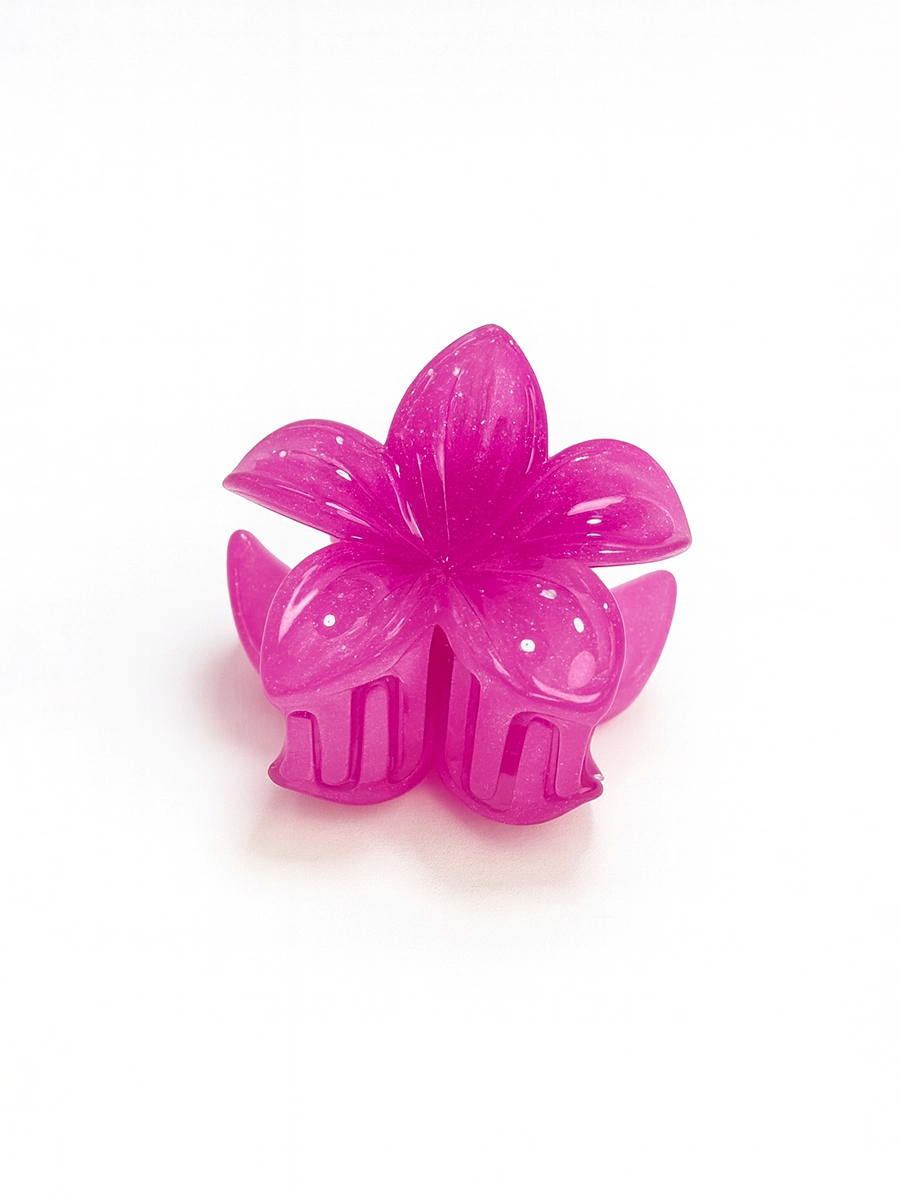 GANCHO ACRILICO  MINI FLOR JAZPEADO