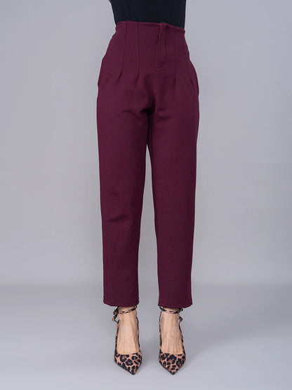 Pantalón Silvana Borgoña