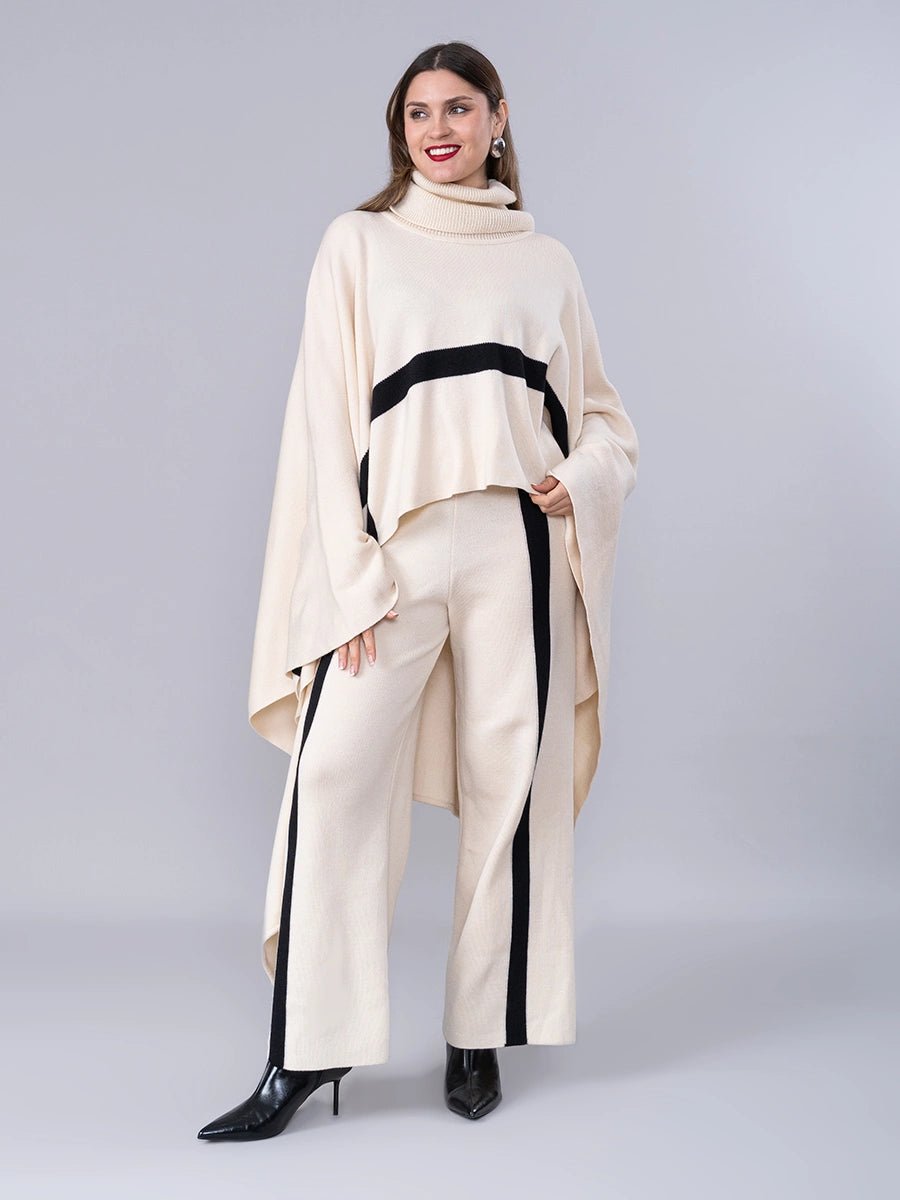 Pantalón Tejido Vane Crema - Pantalón de La Matier