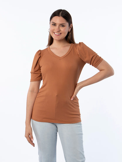 Polo Donna Ocre