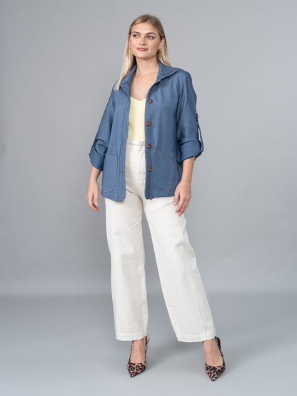 Saco Luciana Look Denim