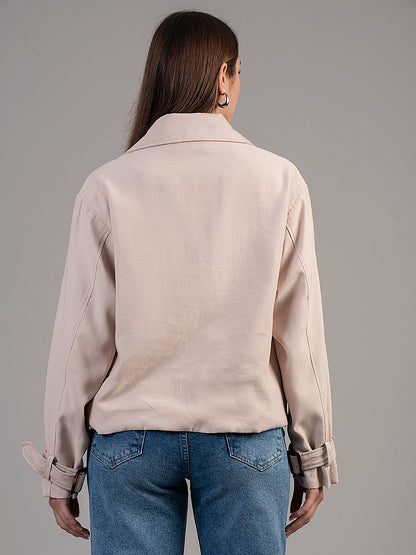 Trench Corto Beige