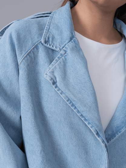 Trench Corto Denim Paula - de La Matier