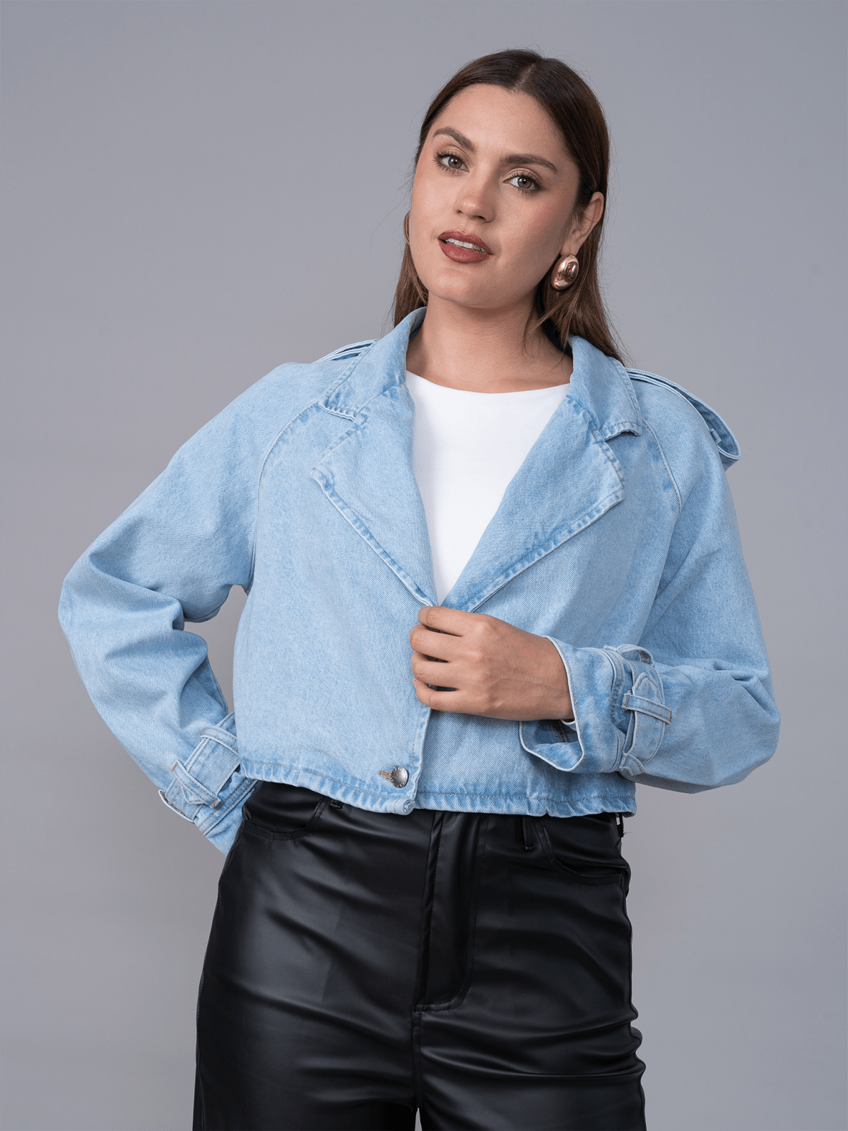 Trench Corto Denim Paula - de La Matier