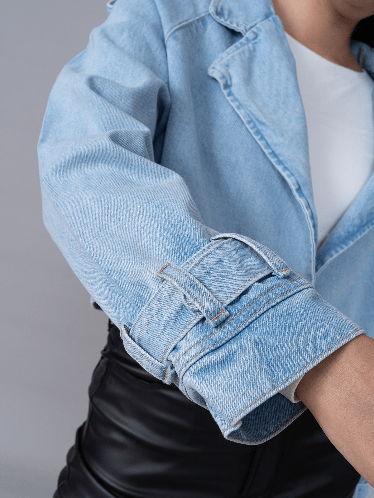 Trench Corto Denim Paula - de La Matier