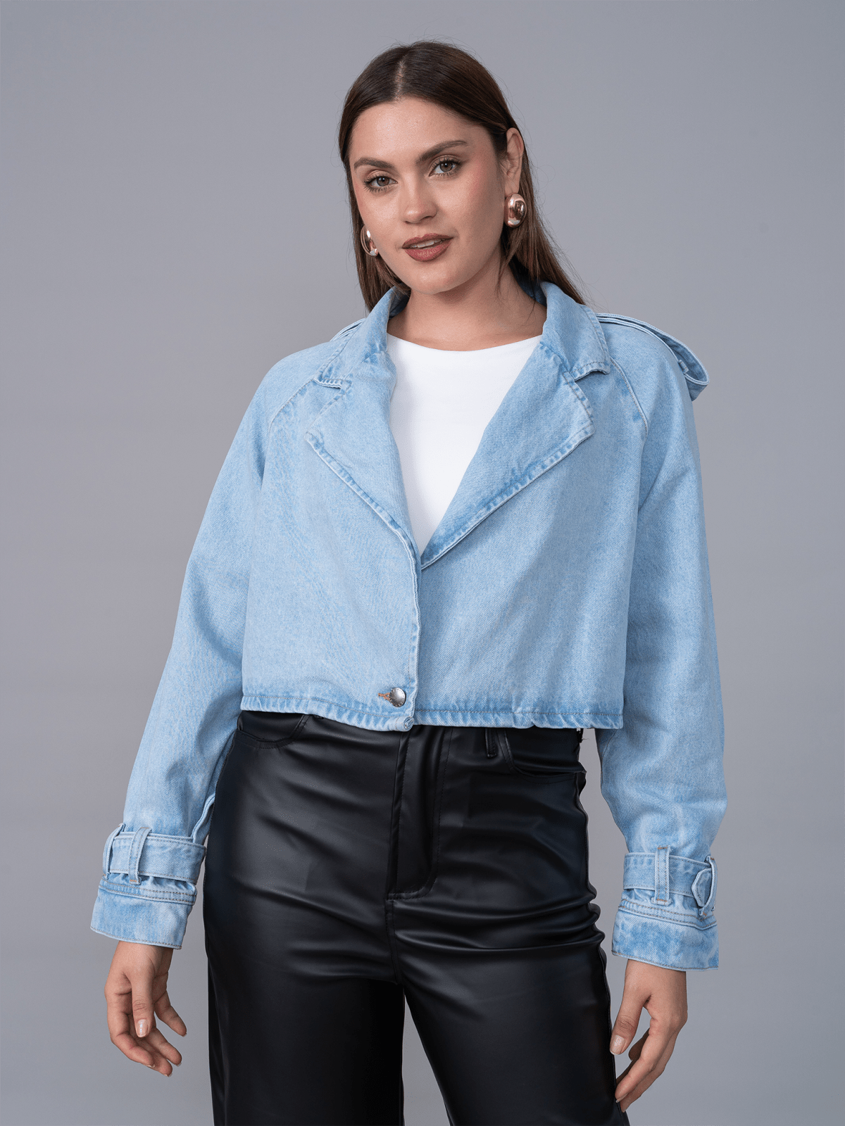 Trench Corto Denim Paula - de La Matier
