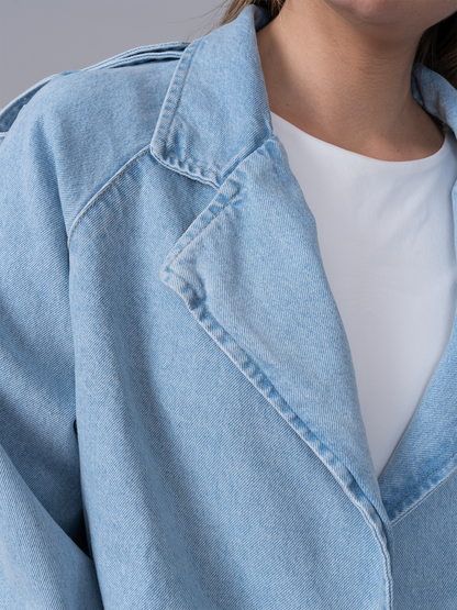 Trench Corto Denim Paula
