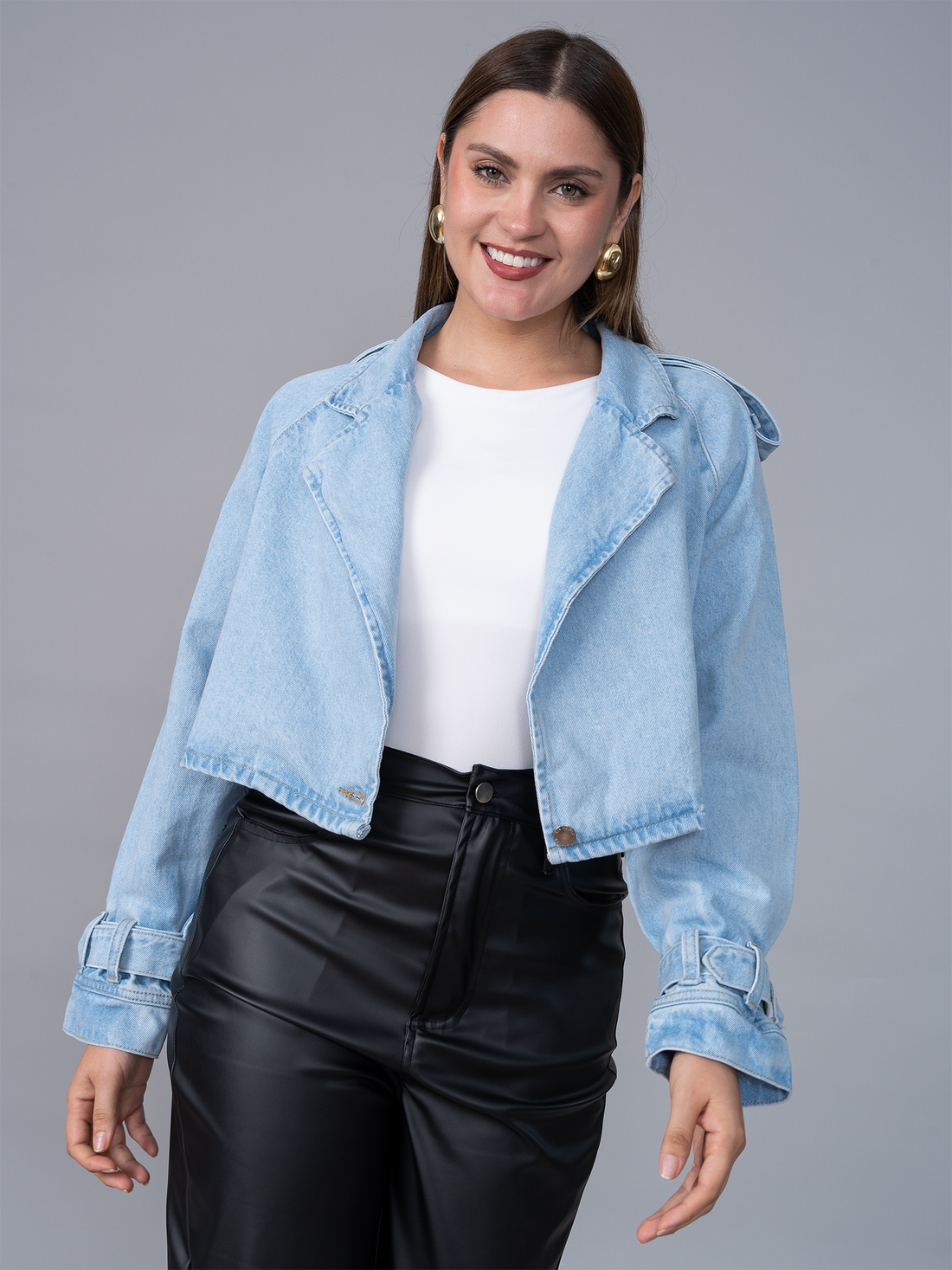 Trench Corto Denim Paula