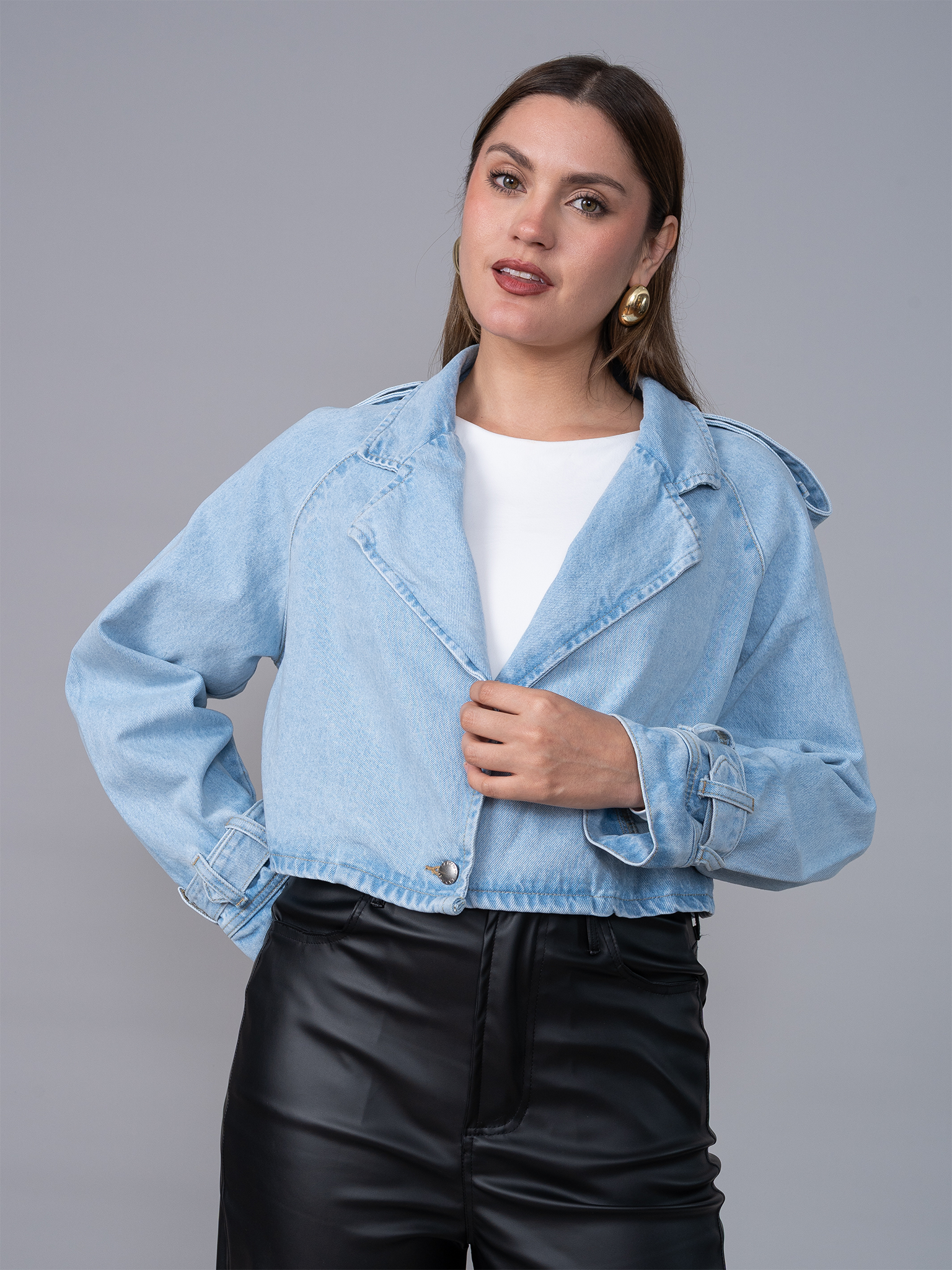 Trench Corto Denim Paula