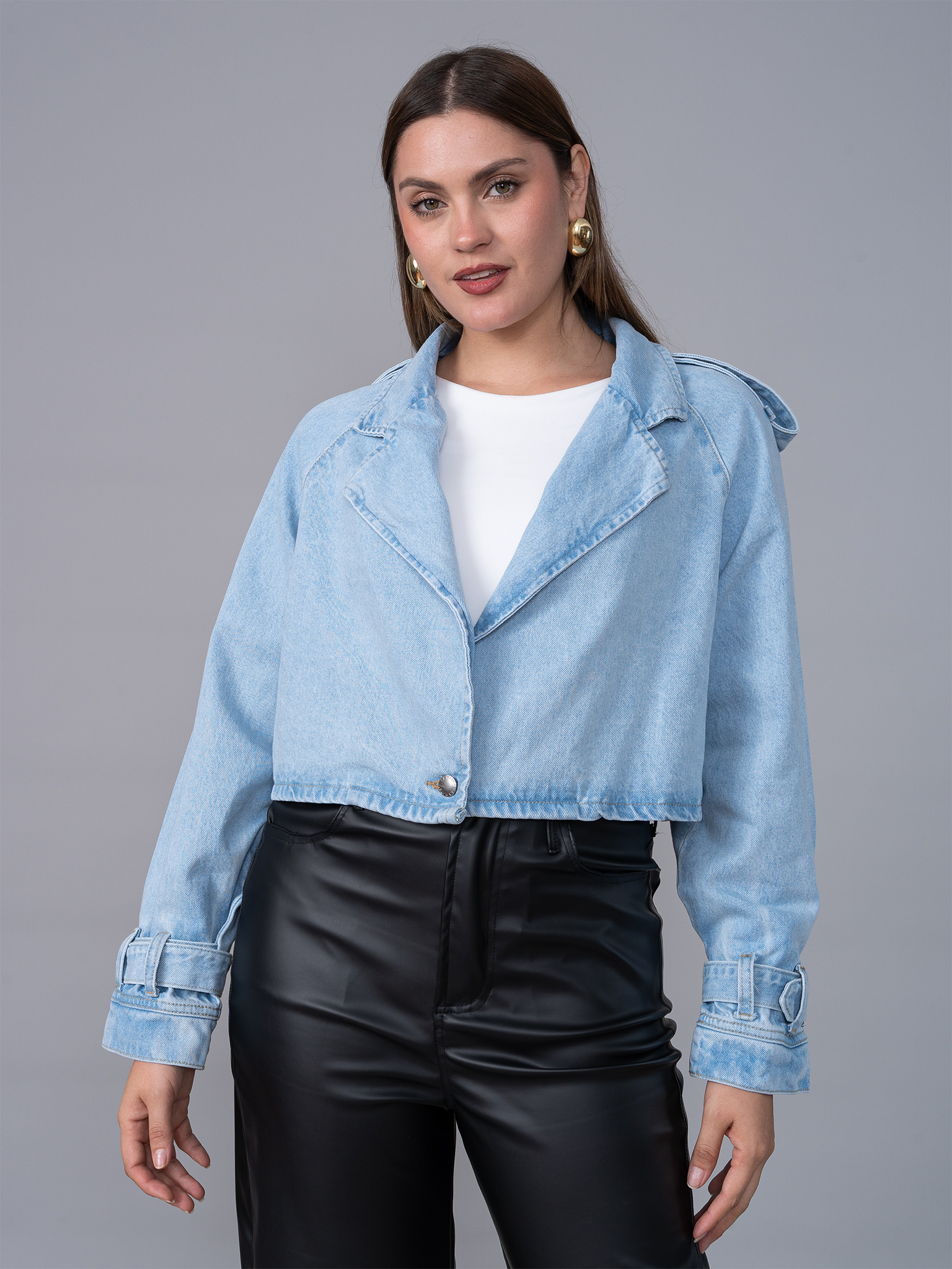 Trench Corto Denim Paula
