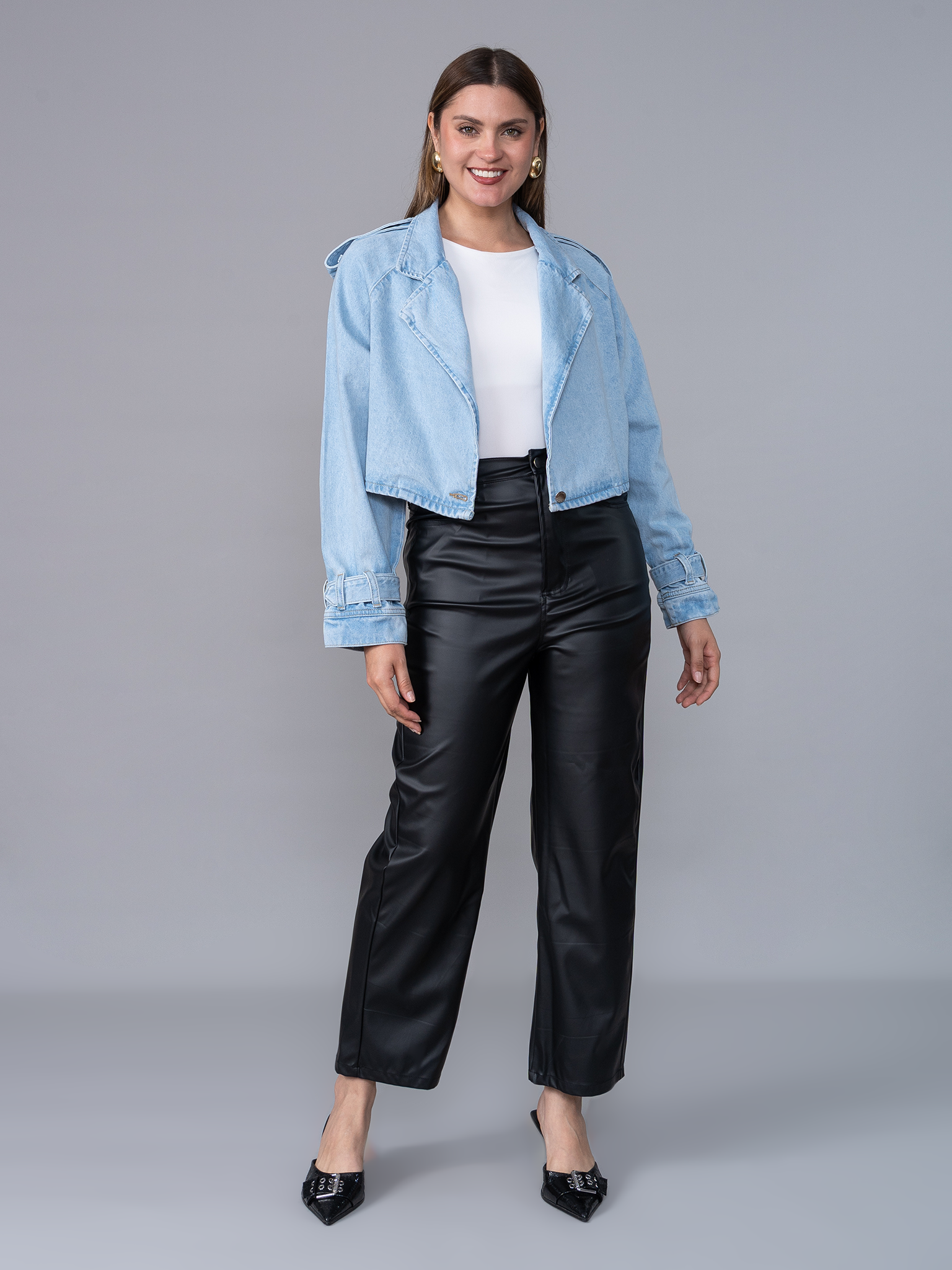 Trench Corto Denim Paula